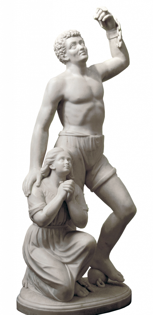 Forever Free, 1867 sculpture by Edmonia Lewis.